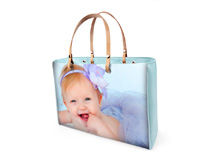 Handtasche mit Fotos Babyfoto