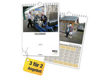 Zwei verschiedene Fotokalender A4 