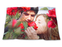 Fotodecke mit Foto eines Paares