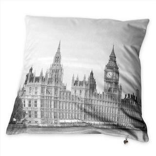 Foto Kissen London s/w