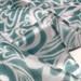 Schal mit Fotodruck blau design Nahaufahme
