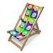 Liegestuhl Kleinkinder Baby Pop Art