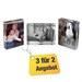 Acrylglas Foto Geschwister sw