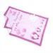 Fotodecke Baby Text rosa