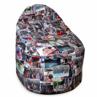Sitzsack mit Zufallscollage