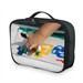 Foto Kühltasche schwarz mit Fingerfarben Motiv