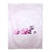 Duschvorhang Blumendesign rosa