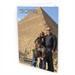 Grusskarten / Einladungskarten Familie vor den Pyramiden
