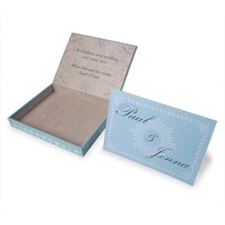 Geschenkbox offen mit Gutschein