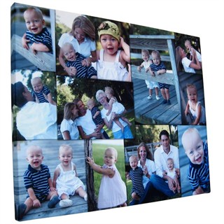 Leinwand Collage Zwillinge