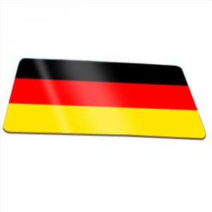 Tischset mit deutscher Flagge