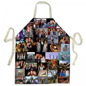 Foto Schürze bedruckt mit einer Desinger Fotocollage