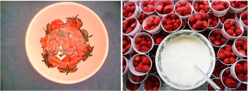 erdbeeren auf fotos für deine fotogeschenke zu wimbledon