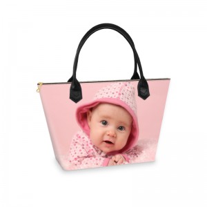 Babyfoto auf Henkeltasche