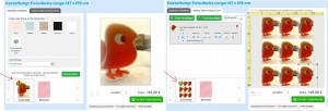 Fotodecke Gestaltung gute und schlechte Fotoqualität