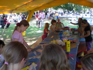 Kinderbasteln mit dem Spielmobi