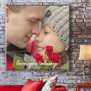 leinwand zum valentinstag
