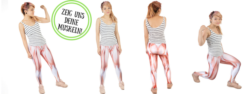 Muskel-Leggings - Originelle Fotogeschenke