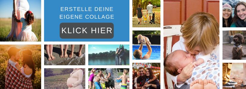 Klicke hier, um deine eigene Fotocollage zu gestalten