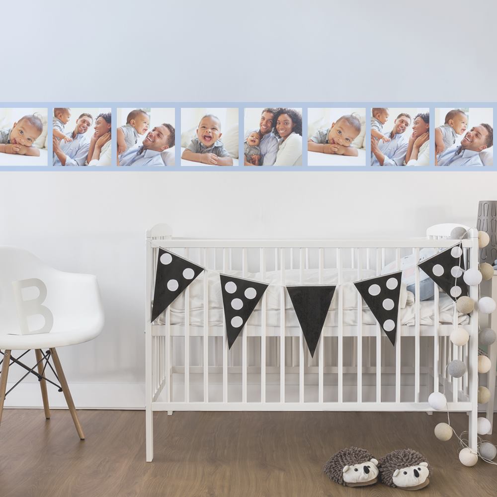 Fotobordüre Babyzimmer