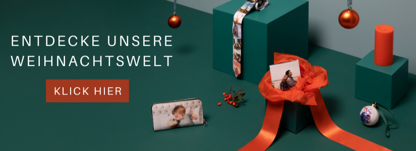 Weihnachtsgeschenke gestalten mit Originelle Fotogeschenke