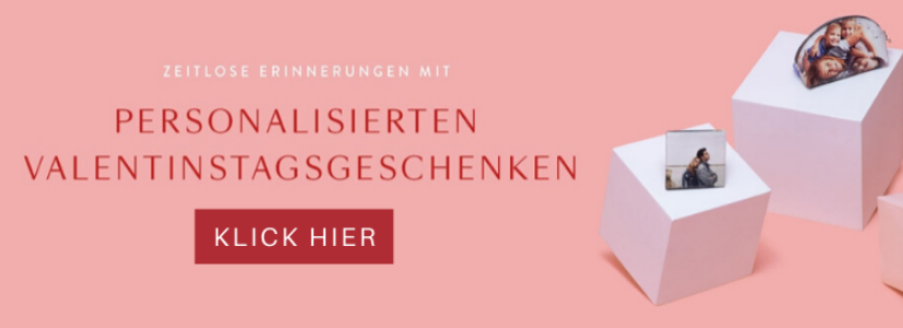 Personalisierte Valentinstagsgeschenke selbst gestalten Banner